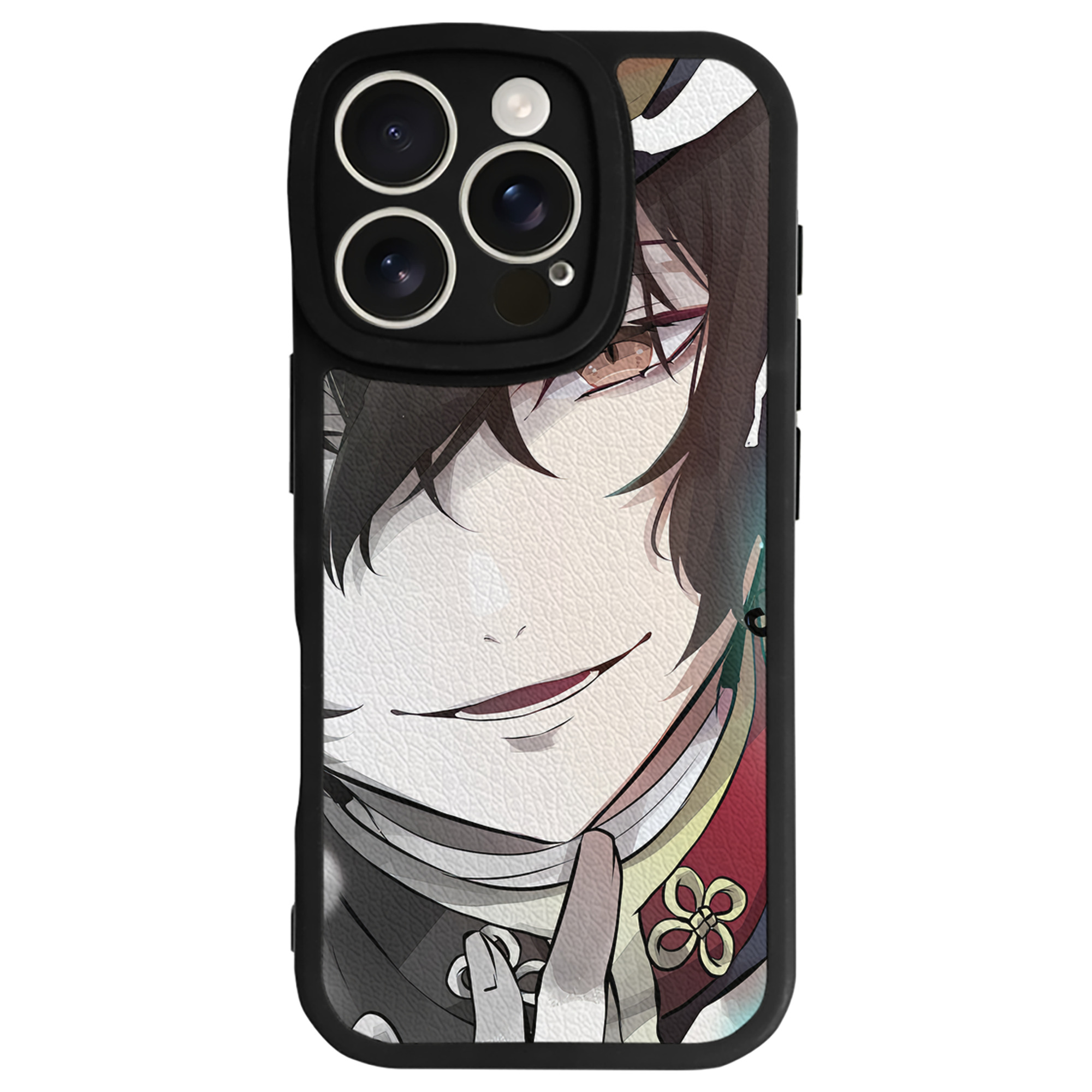（画像用） 文豪ストレイドッグス Bungo Stray Dogs 【iPhone 16シリーズ対応】シリコンスマホケース（レザー調） 材質：シリコン